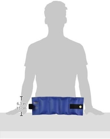 Graham-Field 1897 Grafco Wrist and Ankle Adjustable Workout Weights, Blue, 4 lbs in Saudi Arabia