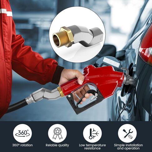 1 "NPT خرطوم الوقود قطب 360 سبيكة الدورية موصل لمضخة نقل الوقود، فوهة الوقود قطب، طائرة الوقود متعددة الطائرة قطب in Kuwait