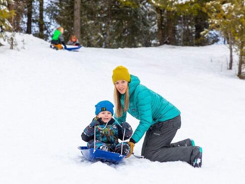 Lucky Bums Snow Sled in Kuwait