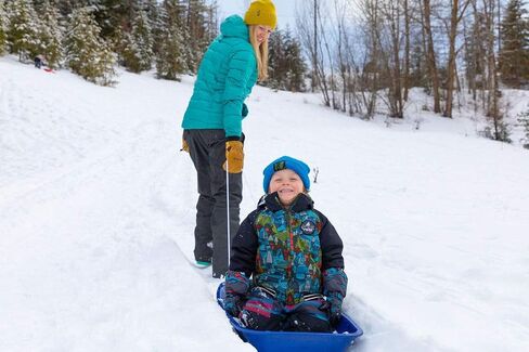 Lucky Bums Snow Sled in Kuwait