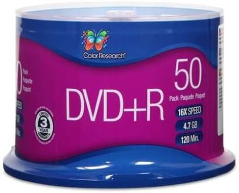 علبة الكيك DVD+R، 16X، 120 دقيقة، 4.7 جيجا، 50/عبوة in Saudi Arabia