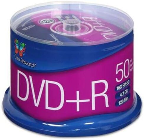 علبة الكيك DVD+R، 16X، 120 دقيقة، 4.7 جيجا، 50/عبوة in Saudi Arabia