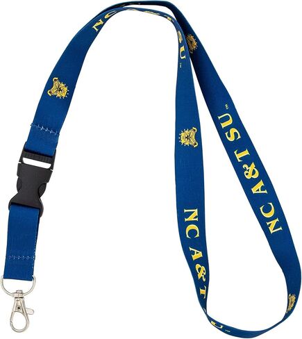 صبار الصحراء نورث كارولينا A&T جامعة ولاية الحبل HBCU Aggies مفاتيح السيارة معرف شارة حامل سلسلة المفاتيح انفصال مشبك المفاجئة (الأزرق) in Saudi Arabia