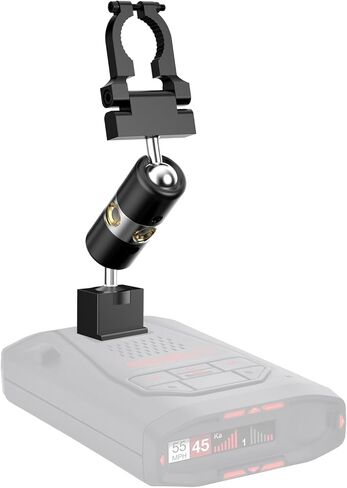 حامل كاشف الرادار، قضيب مرآة الرؤية الخلفية من الألومنيوم، من أجل Escort IX IXc Max 3 Max360C 2020 Max 360 Redline EX Beltronics GT360 Cobra DualPro كاشفات الرادار، مع قاعدة اتصال مغناطيسية EZ in Kuwait