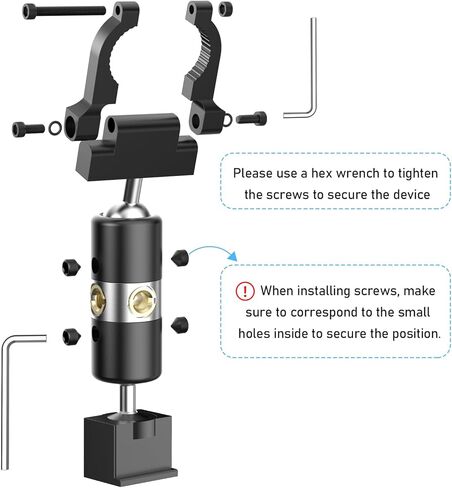 حامل كاشف الرادار، قضيب مرآة الرؤية الخلفية من الألومنيوم، من أجل Escort IX IXc Max 3 Max360C 2020 Max 360 Redline EX Beltronics GT360 Cobra DualPro كاشفات الرادار، مع قاعدة اتصال مغناطيسية EZ in Kuwait