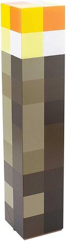 Paladone Minecraft Torch Lamp and Night Light, Wall Mountable or Freestanding, Battery-Powered, Officially Licensed Minecraft Room Decor in Saudi Arabia