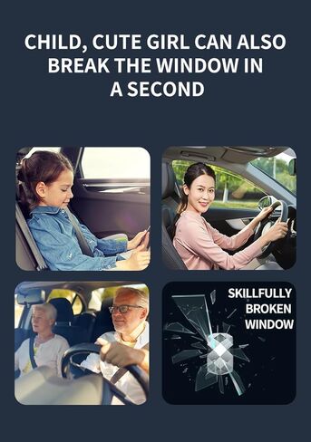 سوار كسر نافذة السيارة، حزام معصم لكسر زجاج السيارة، أداة الهروب في حالات الطوارئ، أداة إنقاذ ذاتية مع خرزة من كربيد التنجستين، سوار أمان مقسى بنافذة مكسورة محملة بزنبرك السيارة، الهروب السريع in Kuwait