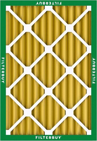 Filterbuy 14x25x2 Air Filter MERV 11 Allergen Defense (4-Pack), Pleated HVAC AC Furnace Air Filters Replacement (Actual Size: 13.50 x 24.50 x 1.75 Inches) in Saudi Arabia