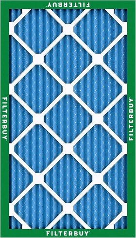 Filterbuy 24x25x1 Air Filter MERV 13 Optimal Defense (4-Pack), Pleated HVAC AC Furnace Air Filters Replacement (Actual Size: 23.88 x 24.88 x 0.75 Inches) in Saudi Arabia