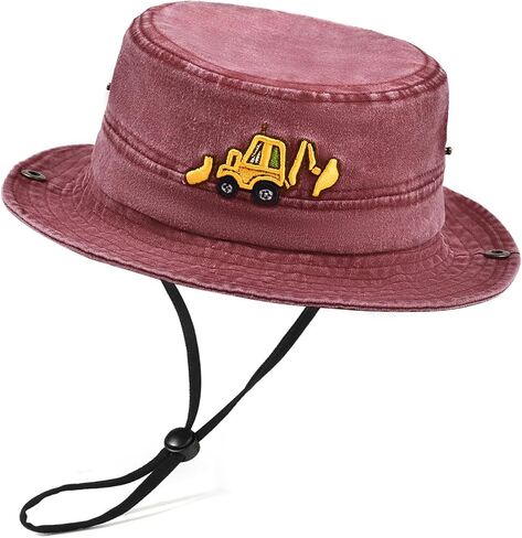 Kids Boys Girls Embroidered Baseball Caps Baby Sun hat Toddler Dinosaur Trucker Hats in Kuwait