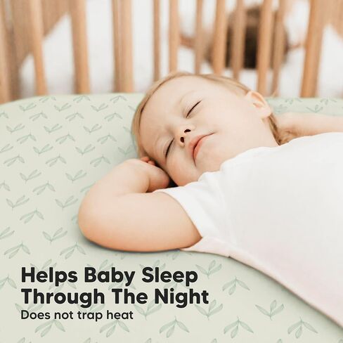 ملاءات سرير الأطفال من KeaBabies مكونة من قطعتين للأولاد والبنات، مقاس 52x28 ملائمة (نقش) | الفسكوز المشتق من الخيزران، ملاءات سرير الأطفال الصغار محايدة، ملاءة مرتبة مناسبة لسرير الأطفال القياسي، ناعمة ومريحة in Kuwait