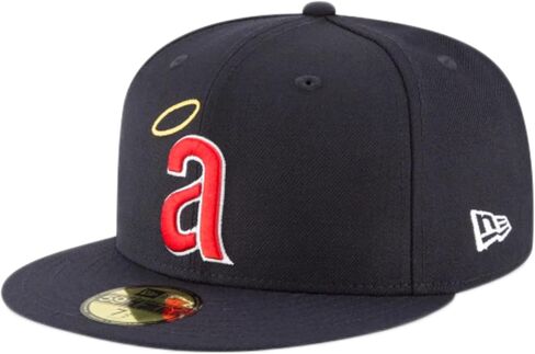 قبعة New Era MLB 59FIFTY Cooperstown Authentic Collection مناسبة للعب في الملعب (6 7/8، Detroit Tigers Navy Cooperstown) in Saudi Arabia