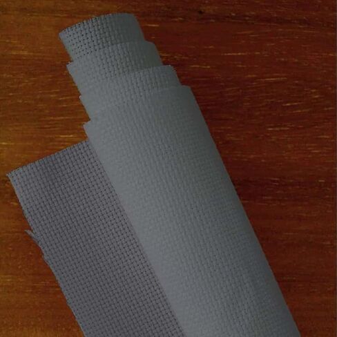 Aida Cloth, 14 Count, 15" x 18", Light Oatmeal Cross Stitch Fabric for Embroidery, Cross Stitch, Machine Embroidery and Needlepoint in Kuwait