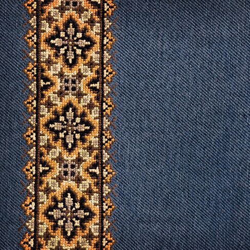 Aida Cloth, 14 Count, 15" x 18", Light Oatmeal Cross Stitch Fabric for Embroidery, Cross Stitch, Machine Embroidery and Needlepoint in Kuwait