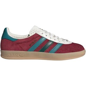 حذاء رياضي Gazelle داخلي للرجال من adidas، كريمي أبيض/أخضر جامعي/صمغ، مقاس 5