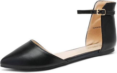 DREAM PAIRS Flapointed Women's Casual D'Orsay Pointed Plain Ballet Comfort Soft Slip On Flats Shoes in Saudi Arabia