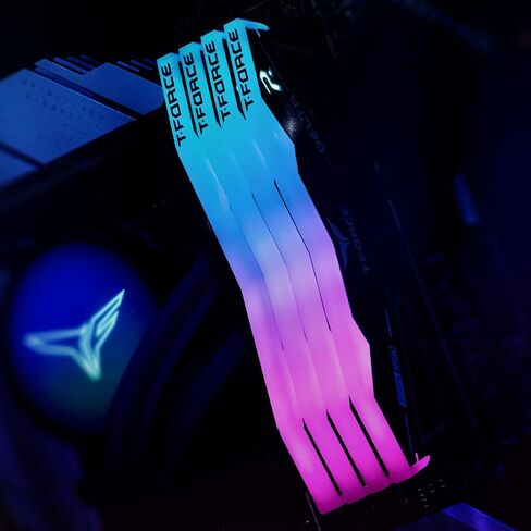 TEAMGROUP T-Force Delta RGB DDR5 Ram 64GB (2x32GB) 6000MHz PC5-48000 CL38 Intel XMP 3.0 & AMD Expo Compatible Desktop Memory Module Ram White FF4D564G6000HC38GDC01 in Saudi Arabia