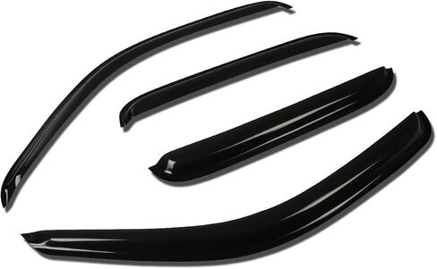 Auto Dynasty Compatible with Tacoma Regular/Extended Cab 2pcs Tape-On Window Visor Deflector Rain Guard in Saudi Arabia