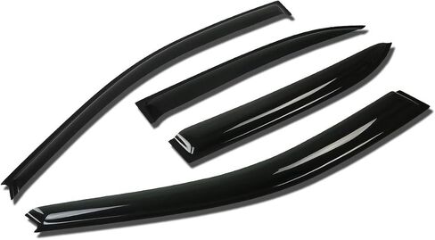 Auto Dynasty Compatible with Tacoma Regular/Extended Cab 2pcs Tape-On Window Visor Deflector Rain Guard in Saudi Arabia