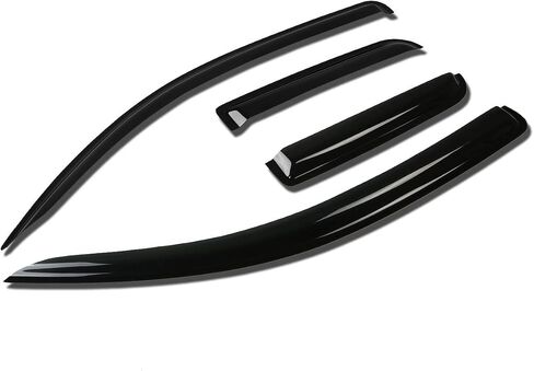 Auto Dynasty Compatible with Tacoma Regular/Extended Cab 2pcs Tape-On Window Visor Deflector Rain Guard in Saudi Arabia