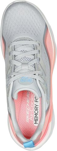 Skechers Women's D'lux Walker - Infinite Motion Shoes, Black/Hot Pink, 9 M in Kuwait