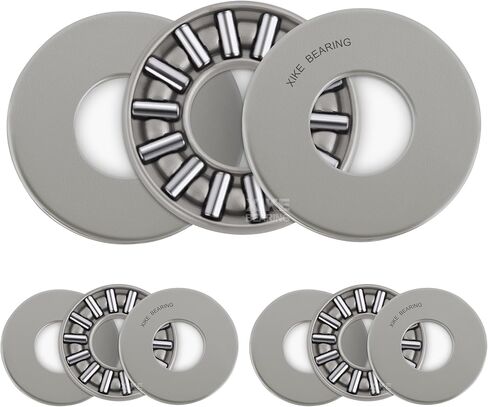 XIKE TC1018 Thrust Needle Roller Bearings with Washers 5/8" Bore 1-1/8" OD 5/64" Width 10pcs in Saudi Arabia