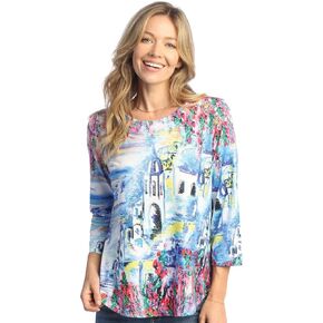 Jess & Jane Soft-Touch Round Hem Top - 24