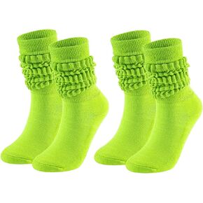 Ultrafun Women Slouch Socks Soft Extra Long Knit Scrunch Socks Knee High Boot Socks Size 9 to 11