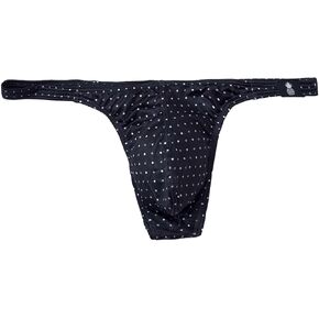 JJ Malibu Men's Stretchy Elastic Breathable Bikini Underwear Brief Thong with Special Pouch Design
