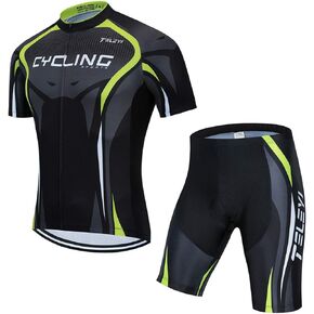 Cycling Jerseys Sets Short sleeve Bike clothing Suits bicycle top Men MTB Jersey Breathable Summer