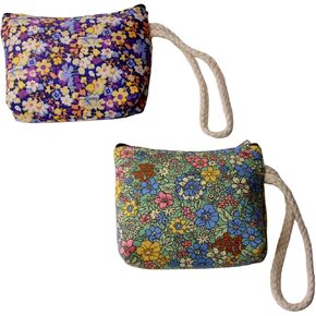 محفظة عملات معدنية من فاورز، محفظة عملات معدنية بسحاب للنساء (وردي وكوربل) in Kuwait