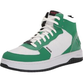 HUGO Men's Chunky High Top Leather Sneakers