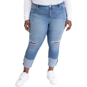 1822 Denim Women's Plus-Size 25" Re:Denim High-Rise Ankle Skinny Jeans
