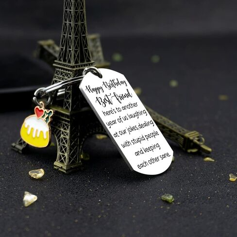 isiyu Happy Birthday Gifts for Women Man Gifts for Women Birthday Unique Best Friends Friendship Keychain for BFF Bestie Female Her Unique Sweet Birthday Family Women’s Presents in Saudi Arabia