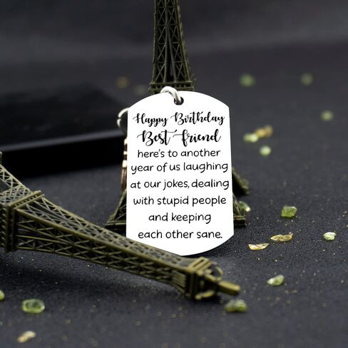 isiyu Happy Birthday Gifts for Women Man Gifts for Women Birthday Unique Best Friends Friendship Keychain for BFF Bestie Female Her Unique Sweet Birthday Family Women’s Presents in Saudi Arabia
