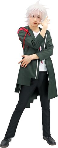C-ZOFEK Men's US Size Cosplay Costume Jacket Shirt with Silver Chain for Halloween Party in Saudi Arabia