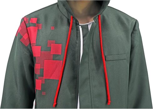 C-ZOFEK Men's US Size Cosplay Costume Jacket Shirt with Silver Chain for Halloween Party in Saudi Arabia
