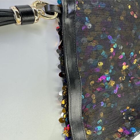 Gzcvba شالات وأغطية الباشمينا النسائية الترتر لفساتين السهرة شال شيفون وشاح لامع مع شرابات in Kuwait