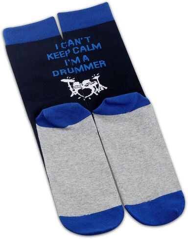 MBMSO 2 Pairs Drummer Socks Drum Socks Funny Drummer Gifts I can’t Keep Calm I’m a Drummer in Saudi Arabia