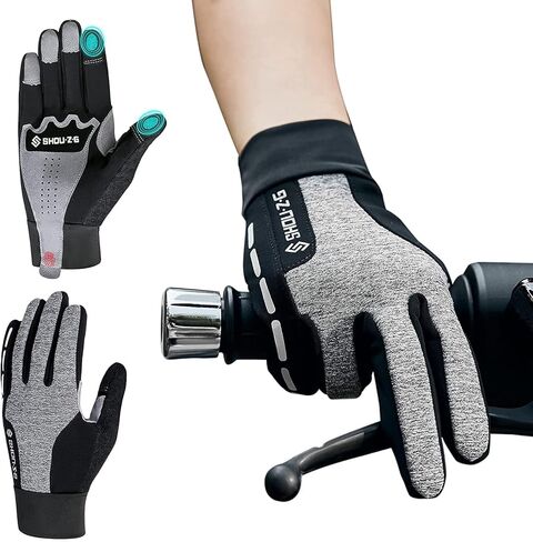 Adoric Winter Gloves for Men and Women - Warm Glove for Cold Weather, Thermal Gloves with Touch Screen Finger for Workout, Running, Cycling, Bike in Kuwait