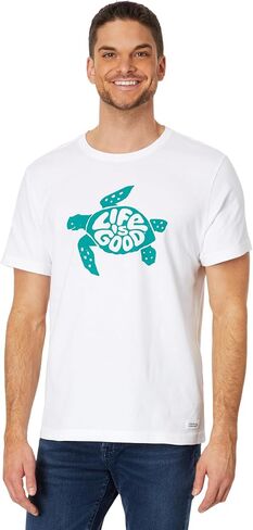 تي شيرت Life is Good Groovy Turtle قصير الأكمام Crusher™ in Saudi Arabia