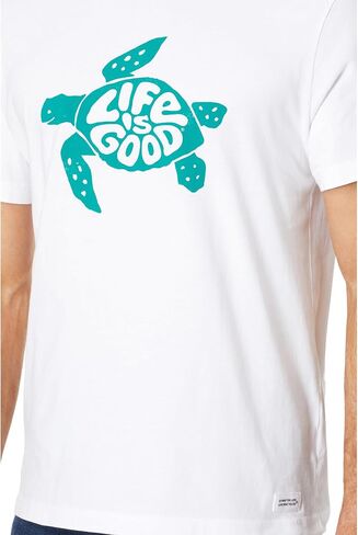 تي شيرت Life is Good Groovy Turtle قصير الأكمام Crusher™ in Saudi Arabia