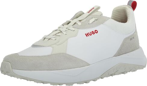 HUGO Men's Kane Run Inspired Canvas Sneaker in Saudi Arabia