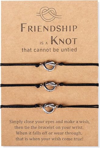 Pinky Promise Friendship Bracelets Distance Matching Best Friend, Mom Daughters, Sisters, Family, Couples Gifts for Birthday, Party in Kuwait