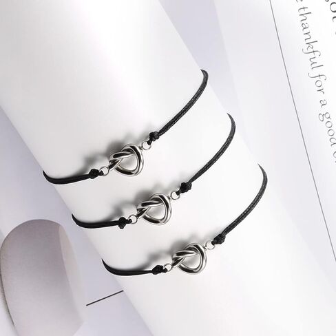 Pinky Promise Friendship Bracelets Distance Matching Best Friend, Mom Daughters, Sisters, Family, Couples Gifts for Birthday, Party in Kuwait