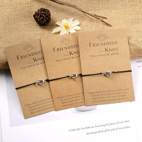 Pinky Promise Friendship Bracelets Distance Matching Best Friend, Mom Daughters, Sisters, Family, Couples Gifts for Birthday, Party in Kuwait