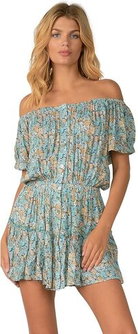 ELAN Women's Emery Peasant Puff Sleeve Mini Dress in Kuwait