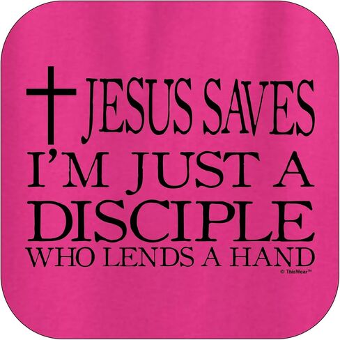 Jesus Saves I'm Just A Disciple Religious Christian Long Sleeve Front Pocket Hoodie Sweatshirt in Saudi Arabia