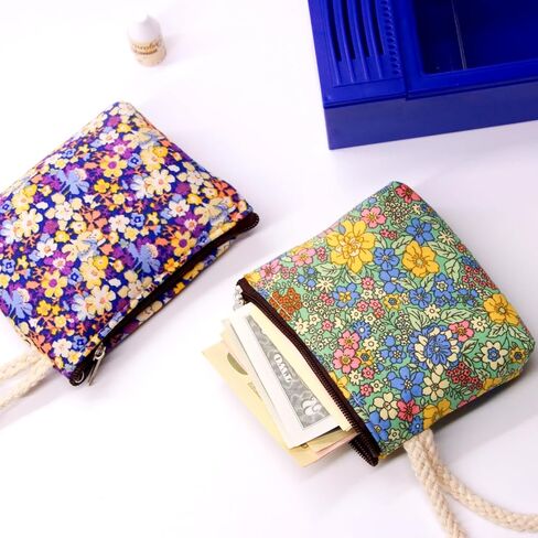 محفظة عملات معدنية من فاورز، محفظة عملات معدنية بسحاب للنساء (وردي وكوربل) in Kuwait