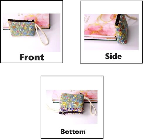 محفظة عملات معدنية من فاورز، محفظة عملات معدنية بسحاب للنساء (وردي وكوربل) in Kuwait